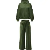 Imily Bela Fato de jogging verde claro / verde escuro