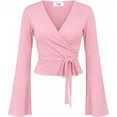 Hzl the label Casaco de malha rosa