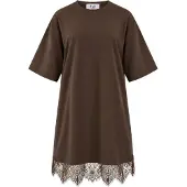 Hzl the label Vestido castanho