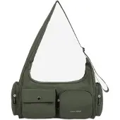 Lancaster Mala de ombro 'Basic Pocket' verde