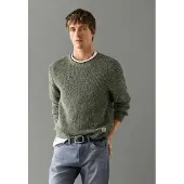 Pepe Jeans para homem. PM7000092 Camisola Duncan Crew verde (M), Casual, Algodão, Manga comprida