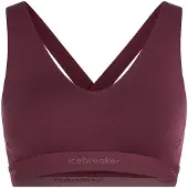 Icebreaker Soutien de desporto 'Cool-Lite Sprite' vermelho vinho