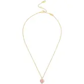 Coach Colar 'Signature C' ouro / rosa escuro