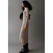 Pepe Jeans para mulher. PL9537914 Vestido Anna bege (L), Casual, Algodão, Manga comprida