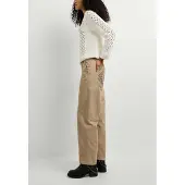 Pepe Jeans para mulher. PL2100125 Calça Kora bege (M), Casual, Algodão