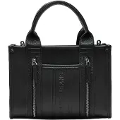 Pepe Jeans para mulher. PL0300219 Bolsa a tiracolo Zadie Maze preta (OSFA), Preto, Casual, Poliuretano