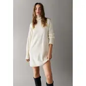 Pepe Jeans para mulher. PL9537915 Vestido Arika branco (L), Casual, Poliéster, Manga comprida