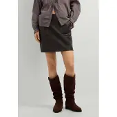 Pepe Jeans para mulher. PL9011962 Saia Lina castanha (L), Marrom, Casual, Poliéster