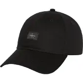 Calvin Klein Boné 'Monologo Label Baseball' preto
