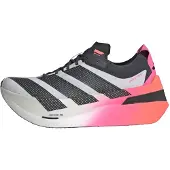 Adidas Sapatilha de desporto 'Adizero Dropset Elite' cinzento / rosa néon / preto
