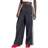 Adidas Originals Calças de ganga ' SUMMER GLOW DENIM WIDE LEG' preto denim / branco