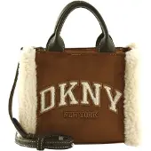 DKNY para mulher. R53AYM56 Bolsa Hadlee Mini Crossbody marrom (OSFA), Casual, Poliuretano