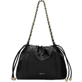 Pepe Jeans para mulher. PL0300240 Bolsa Ivonne preta (OSFA), Preto, Casual, Poliuretano