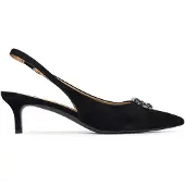 Ralph Lauren Sapatos abertos atrás 'LOLAH' preto