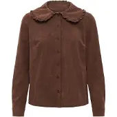 Kaffe Blusa castanho de castanha