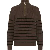 Kaffe Pullover 'Alioa' castanho / preto