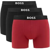 BOSS Boxers vermelho / preto / branco