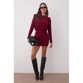 Trendyol Vestido vermelho rubi