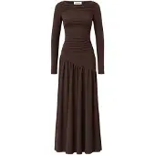 Millane Vestido castanho