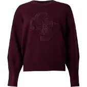 GUESS Pullover 'EVELYN' vermelho vinho