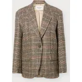 Weekend Max Mara Blazer 'FEBO' camelo / petróleo / vermelho escuro / preto