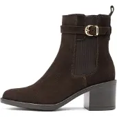 Rylko Botas pelo tornozelo castanho escuro