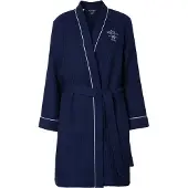 Ralph Lauren Roupão curto navy / branco