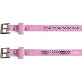 Freedog Coleira De Cachorro Leatherette With Diamonds