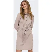 ONLY Vestidos camiseiros 'ONLNessa' estuque