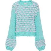 IZIA Pullover turquesa / mistura de cores