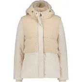 Cartoon Casaco de inverno branco natural