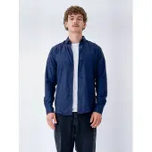 TeeShoppen Camisa ' Flannel ' navy