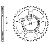 Sifam Roda Dentada Traseira 25019cz53