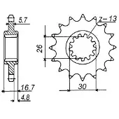 Sifam Pinhao Dianteiro 12501cz15