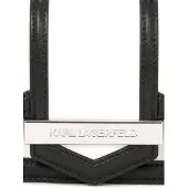 Karl Lagerfeld Mala de ombro 'Essentials' preto