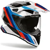 Airoh Nível Commander 2 Carbon Capacete Enduro Carbono/Azul/Branco M preto