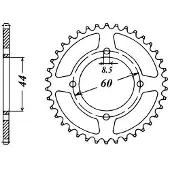 Sifam Roda Dentada Traseira 20593cz44