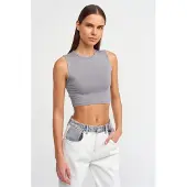 Dilvin Blusa cinzento claro