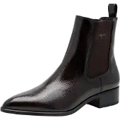 Tamaris Botas chelsea castanho escuro