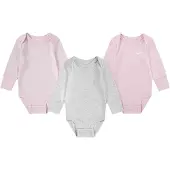 Nike Kids Body De Manga Comprida Baby Essentials 3 Unidades