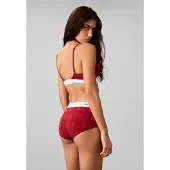 Calvin Klein Underwear Soutien vermelho / borgonha / branco