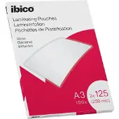 Ibico Bolsas de plastificação | A3 2×125 mícrons 100 unidades