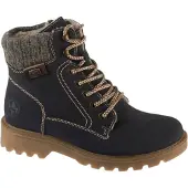 Rieker Bota com atacadores azul escuro