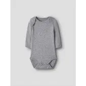 Name it Body De Manga Comprida Solid 3 Unidades