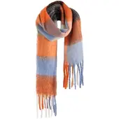 Next Cachecóis marfim / azul claro / laranja / mosqueado preto