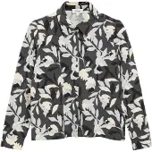 s.Oliver Blusa azul pastel / cinzento escuro / preto / branco