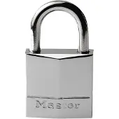 Master Lock Um Cadeado Cromado Latão