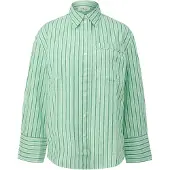 s.Oliver Blusa verde / verde claro / branco