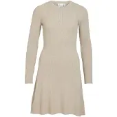 Vila Vestido de malha 'VIKERRY' ecru
