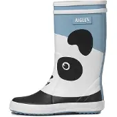 Aigle Bota de borracha 'LOLLY POP WWF' azul céu / preto / branco